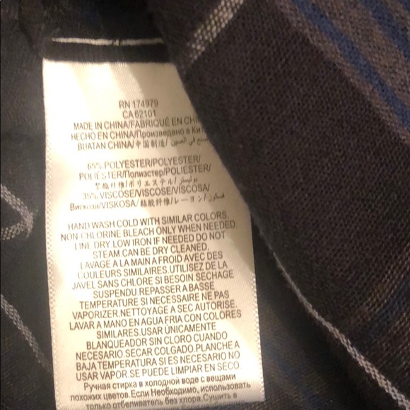 BcbgMaxAzria plaid shirt dress/ tunic - Picture 7 of 9